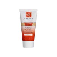 کرم ضد آفتاب رنگی SPF 60 مای مخصوص پوست نرمال و خشک حجم ۵۰ میل